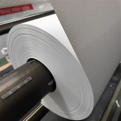 White Plastic PETG Card Core Sheet