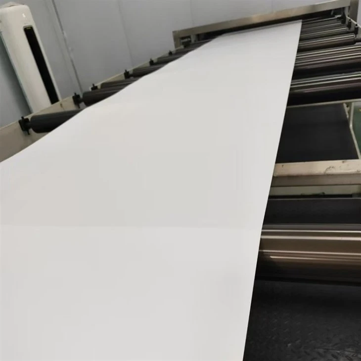 White Plastic PETG Card Core Sheet White Plastic PETG Card Core Sheet